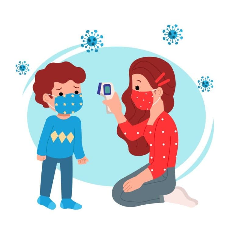 Patient consultation for viral fever symptoms and care guidance